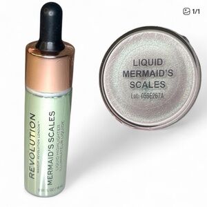 Revolution Mermaid's Scales Liquid Highlighter - Shimmering Green NIP